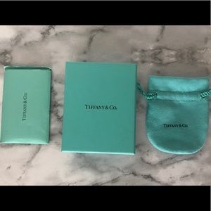 Tiffany & co jewelry box and holder